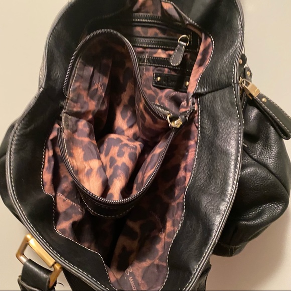 B. Makowsky Black Leather tote bag - Picture 15 of 16